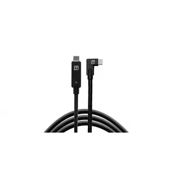 Tether Tools TetherPro USB-C į USB-C stačiu kampu juodas