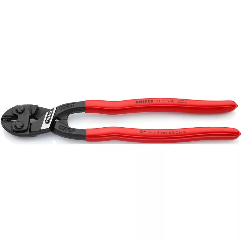 Kompaktiški varžtų pjovimo replės CoBolt XL 71 31 250, raudonos, ilgis 250 mm