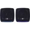 Garsiakalbiai PC DEFENDER J3 2.0 6W LED USB, 2×3W RMS, 90–20000 Hz, 3.5 mm, juodi