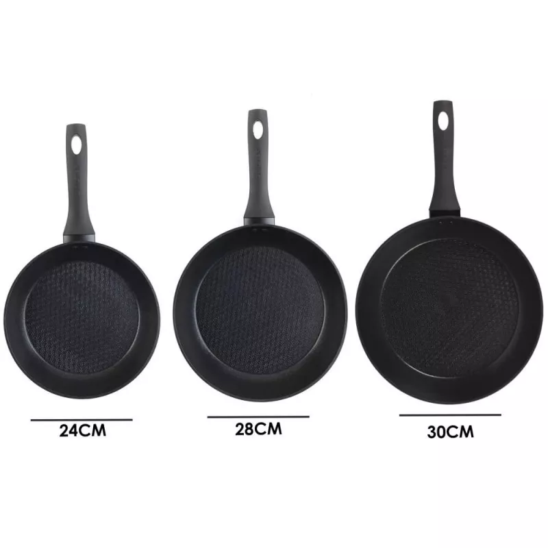Keptuvių rinkinys Salter BW08773 3 vnt. – 20/24/28 cm nelimpančios keptuvės
