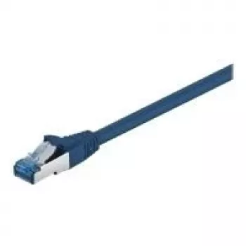 Wentronic Goobay CAT 6a Patch Laidas, S/FTP (PiMF), Mėlynas, 0,5 m - LSZH Halogen-Free, Varis (93656)