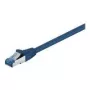 Wentronic Goobay CAT 6a Patch Laidas, S/FTP (PiMF), Mėlynas, 0,5 m - LSZH Halogen-Free, Varis (93656)