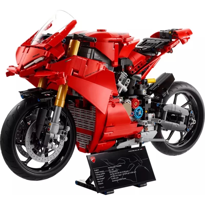 LEGO TECHNIC 42202 Ducati Panigale V4 S Motociklo Konstruktorius