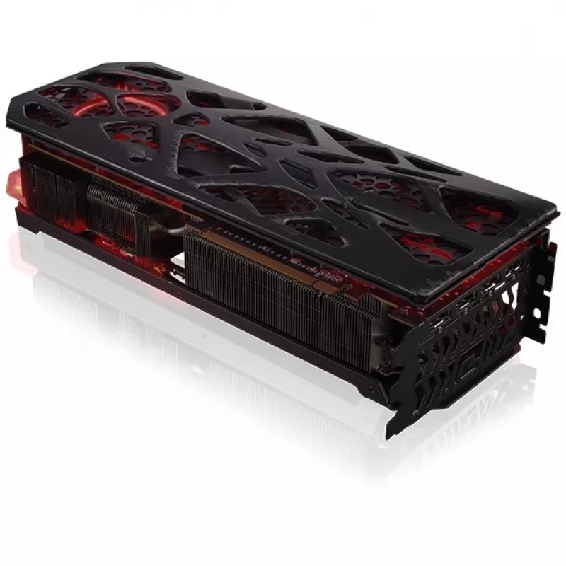 PowerColor SBP-790002 aliumininis-plastikinis galinis dangtelis Red Devil RX 7900