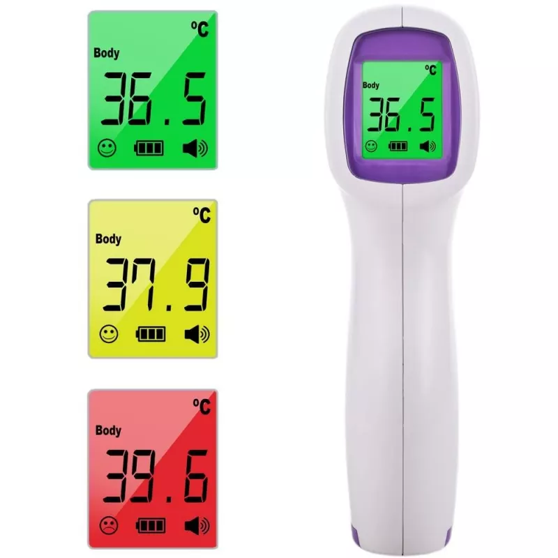 Extralink Smart Life T003 Bekontaktis termometras, Baltas