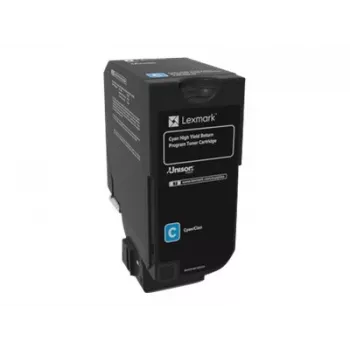 Toneras Lexmark RETURN-TONER CARTRIDGE CIAN 74C2HC0 3000 puslapių