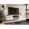TV spintelė cama meble SLIDE 200K, 200 x 40 x 37 cm, blizganti balta, medžio drožlių plokštės viršus