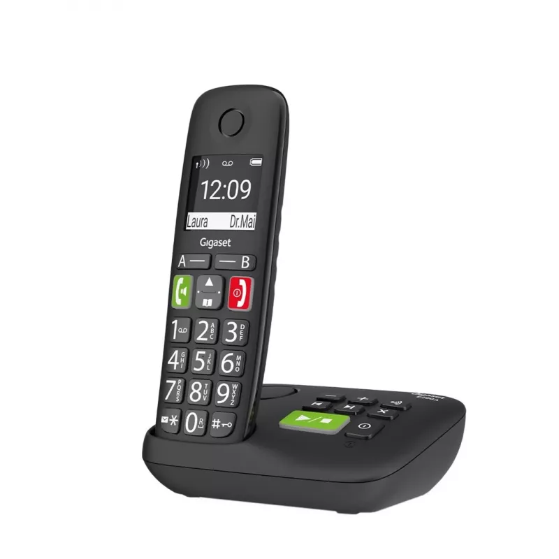 Analoginis/DECT telefonas Gigaset S30852-H2921-B101 su belaidžiu rageliu ir atsakikliu
