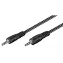 Wentronic Goobay 3,5 mm garso jungiamasis laidas, juodas, 2,5 m - kištukas 3,5 mm (3 kontaktai, stereo) > kištukas 3,5 mm (3 kontaktai, stereo) (50449)