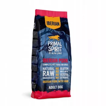Sausas šunų ėdalas alpha spirit Karma Primal Spirit Iberian Pork Adult 12 kg pilnavertis pašaras