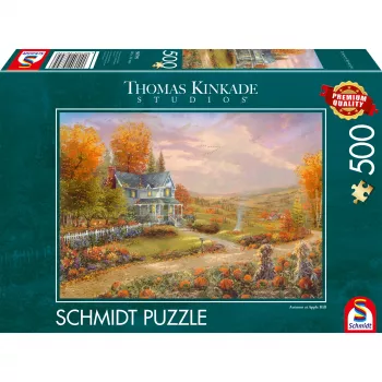 Thomas Kinkade Studios: Ruduo obelų kalvoje, Dėlionė 500 dalių