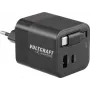 VOLTCRAFT UC-45W002 USB įkroviklis 45 W 1x USB-A, 2x USB-C® USB PD juodas vidaus naudojimui GaN, USB Power Delivery (USB-PD), greitasis įkroviklis (VC-17330925)