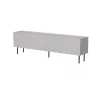 TV spintelė Cama LUCCA 4D 200x40x59 cm, kashmyro spalva, pilka medžio drožlių plokštės viršus