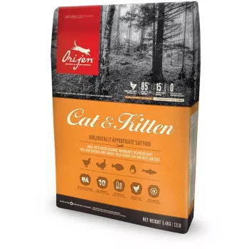 Orijen Cat & Kitten sausas ėdalas katėms su vištiena, žuvimi, kalakutiena 340 g