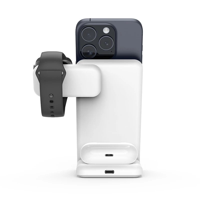 Belaidis įkroviklis 3v1 MagSafe, skirtas iPhone, Apple Watch ir AirPods, Crong