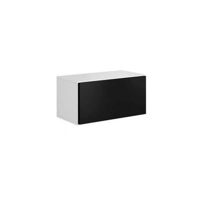 Cama uždara daiktų spintelė ROCO RO3 75/37/39 baltas/baltas/juodas