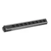 Bachmann 300.001 ilgintuvas 2 m 9 rozetės Juoda, Pilka