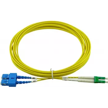 BlueOptics Duplex LWL Patch Laidas LC-APC/SC-UPC OS2 5m Mėlynas