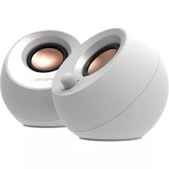 Creative Labs Pebble V3 White laidiniai ir belaidžiai garsiakalbiai 10 W