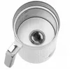Automatinis pieno putotojas Adler AD 4494 Metallic White – 130 ml putų, 300 ml pašildymo, 500 W