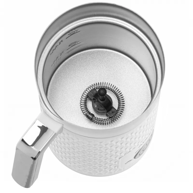 Automatinis pieno putotojas Adler AD 4494 Metallic White – 130 ml putų, 300 ml pašildymo, 500 W