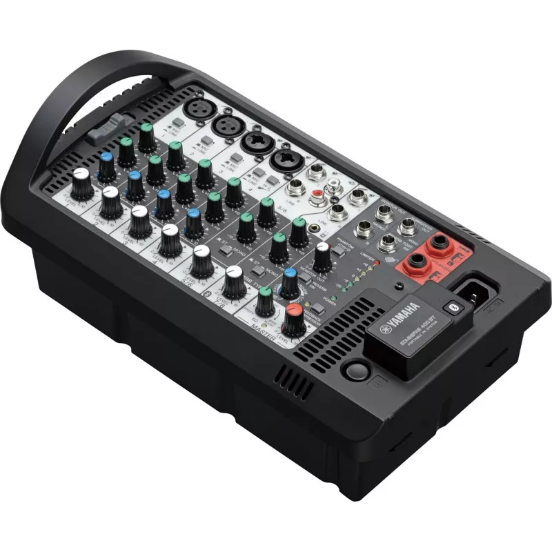 Laisvai pastatoma PA sistema YAMAHA Stagepas 400BT – 400 W, 2 krypčių, 10 kanalų mikšeris, Bluetooth 4.1, juoda