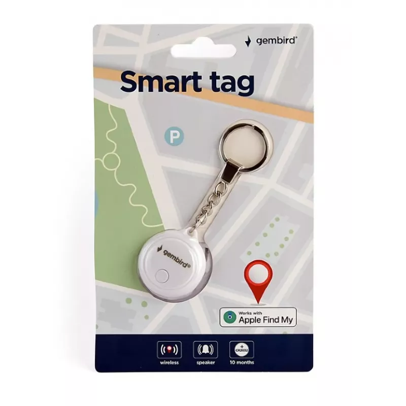 Gembird TA-TAG-01-W balta Bluetooth sekimo etiketė