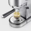 SEVERIN Newspresa KA 5997 pusiau automatinis espresso aparatas, 1 L, 1350 W, juoda/šlifuotas plienas/chromas
