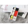 iKins Mondrian telefono dėklas iPhone XS/X (baltos spalvos), K1624H