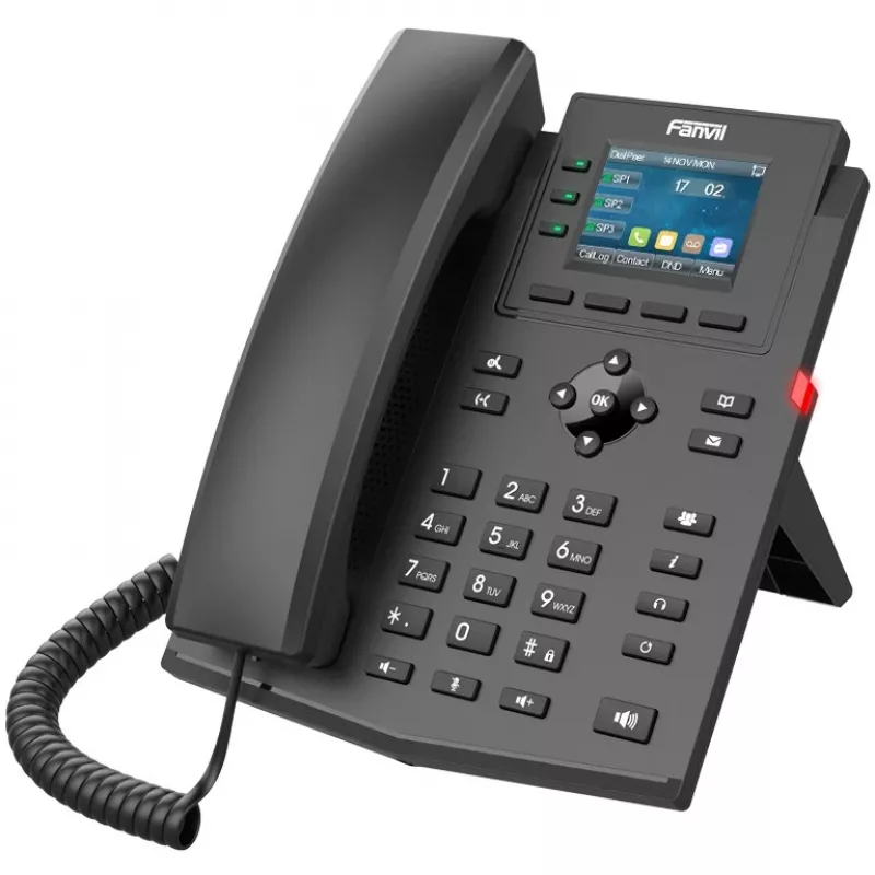 IP telefonas Fanvil X303W juodas
