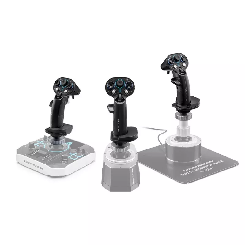Priedas valdymo rankenai Thrustmaster Sol-R 3 AVA, juoda, USB Type-C, analoginis/digitalinis, PC, 75×115×200 mm