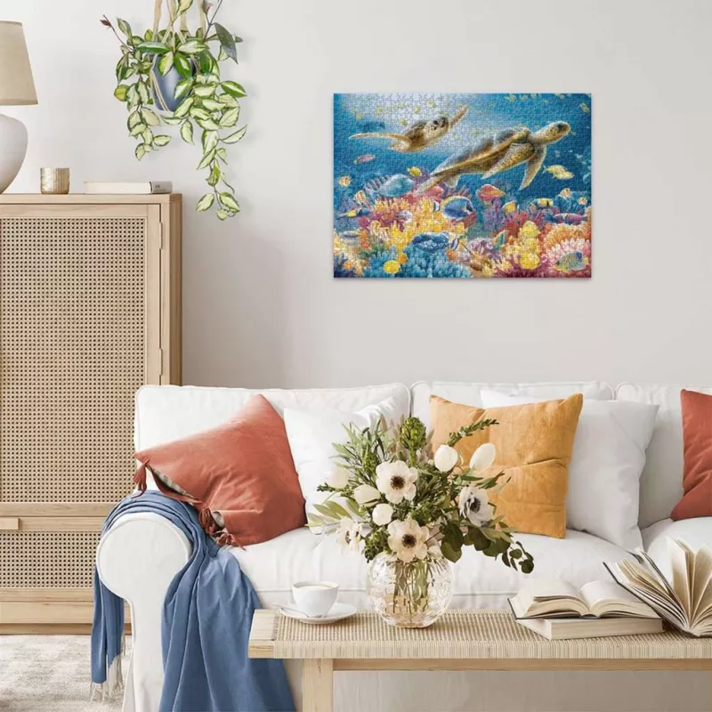 Ravensburger Blue Underwater World 1000 dalių dėlionė suaugusiems ir paaugliams