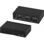 HDMI jungiklis ShiverPeaks 2 x HDMI 1.4 3840 x 2160 juodas metalinis