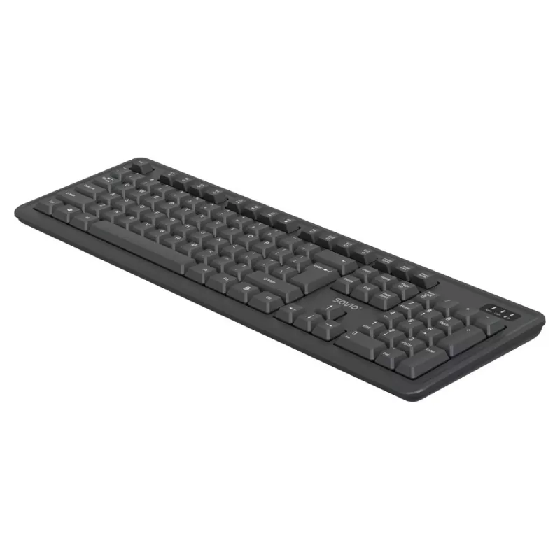 Savio KB-04 klaviatūra namams/biurui USB QWERTY JK tarptautinė juoda