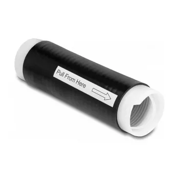 Termosusitraukianti žarna DeLOCK 20861 35 mm x 130 mm juoda silikoninė 2 vnt.