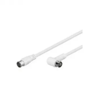 Wentronic Goobay SAT kampinis jungiamasis laidas, F-Quick, 100% ekranuotas, baltas, 1,5 m - F-Kištukas (Quick) F-Kištukas (Quick) 90° (67347)