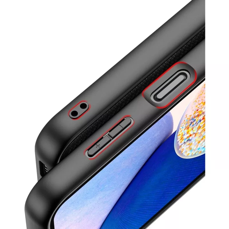 StyleShell NYLO dėklas Samsung Galaxy A15 5G / A15 4G, juodos spalvos