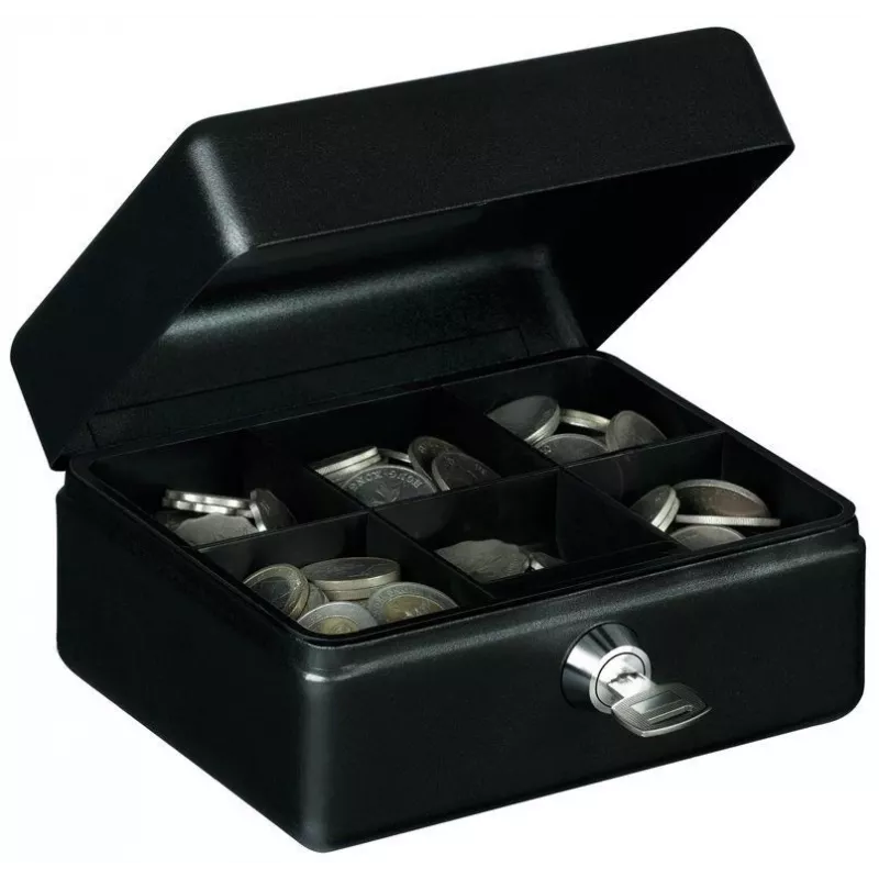 Pinigų dėžutė YALE HOME YCB/090/BB2 su spyna ir kompaktišku dizainu