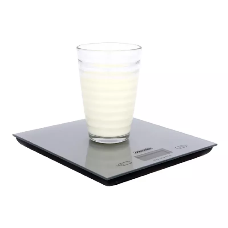 Mesko MS 3145 virtuvinės svarstyklės, 5 kg, 1 g, LCD, sidabrinės