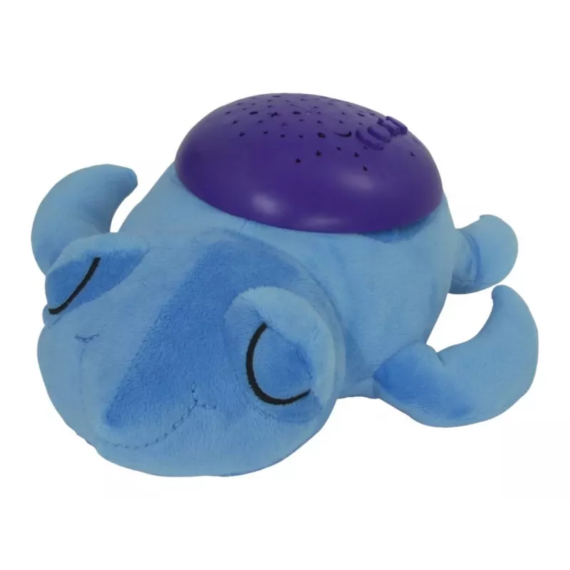 Naktinė lemputė Jamara Dreamy Turtle stacionari mėlyna violetinė