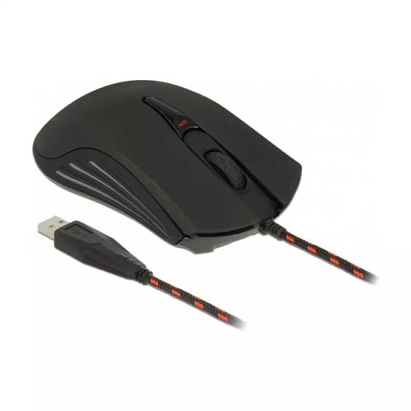 Gaming pelė DeLOCK 12531 ambidekstrinė USB Type-A optinė 4800 DPI