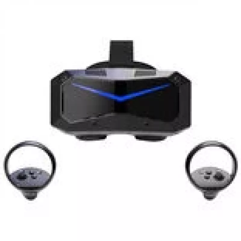Pimax Crystal Super itin plataus kampo VR ausinės + DMAS ausinių rinkinys - juodos