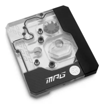 Monoblokas EK Water Blocks Akrilas Žalvaris Juodas Sidabras