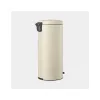 Brabantia NewIcon 30 L apvalus smėlio spalvos šiukšlių kibiras
