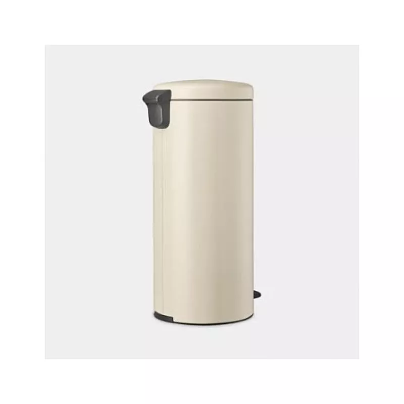 Brabantia NewIcon 30 L apvalus smėlio spalvos šiukšlių kibiras