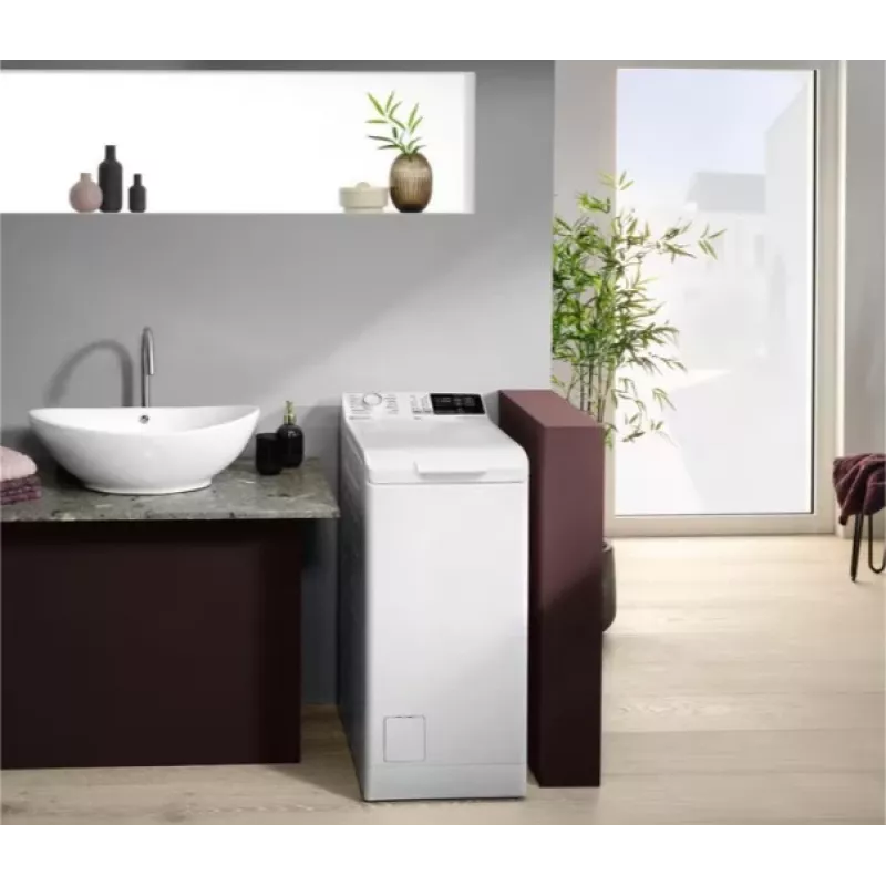 Skalbimo mašina su viršutiniu pakrovimu Electrolux EW6TN4062P, 6 kg, 1000 aps./min., 40 l/ciklas, 890x400x600 mm, balta