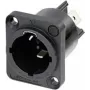 Neutrik NAC3MPX-TOP kištukas – juodas, varinis, IP65