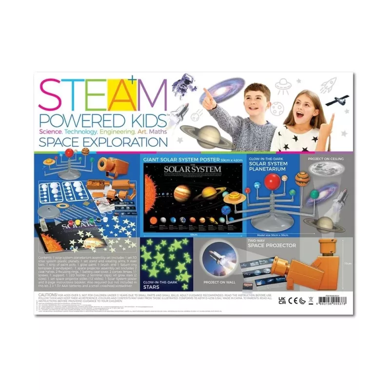 Mokomasis rinkinys 4m Space Exploration 5537 – kosmoso tyrinėjimo STEM rinkinys