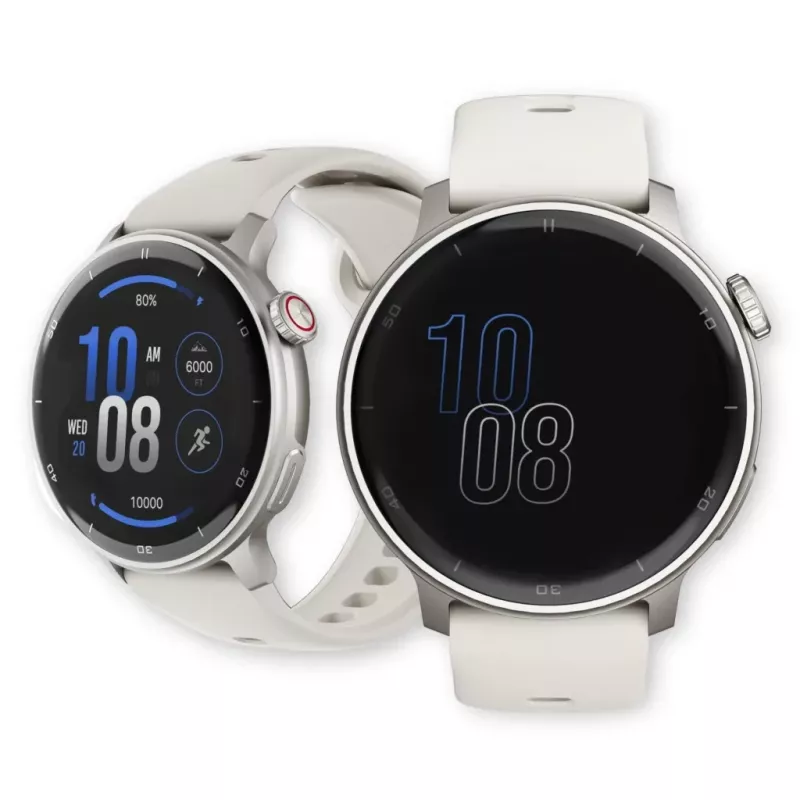 Išmanusis laikrodis Stelio Activ GPS 46mm sidabrinis STSWA101SR