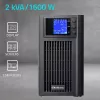 UPS QOLTEC gryno sinuso banga 2kVA 1600W su AVR ir LCD ekranu